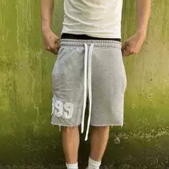 Men's and Women's Sweatpants Sports Five-Quarter Pants