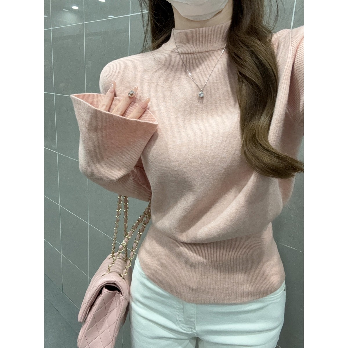 甜美哺乳上衣秋冬产后喇叭袖收腰内搭针织衫辣妈款外出喂奶期毛衣,孕妇装/孕产妇用品/营养,家居服上装,淘宝优惠券,粉丝福利购,淘宝优惠卷