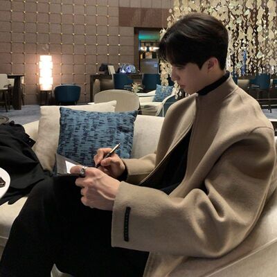 春季毛呢ins韩版潮流上衣外套男