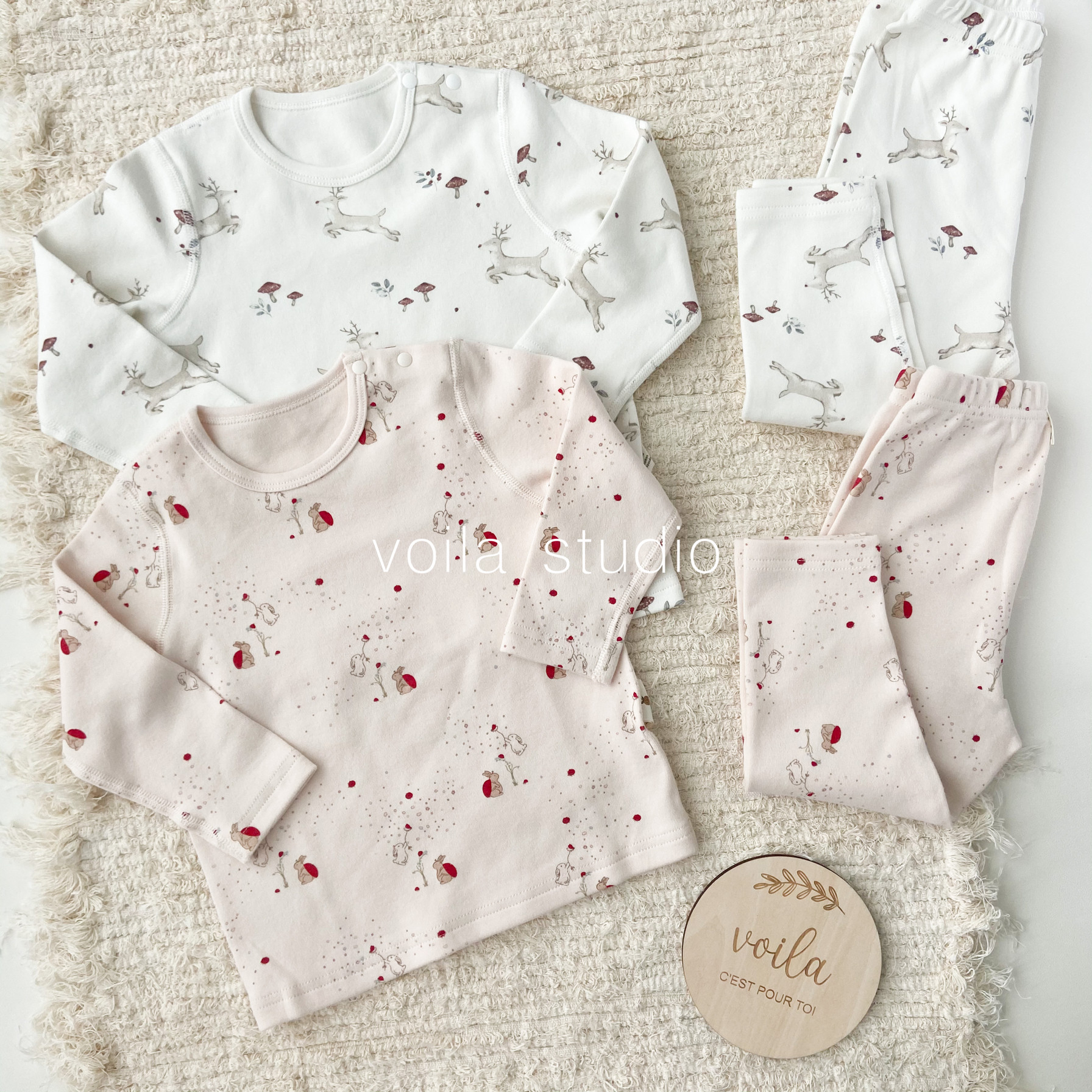 加厚保暖~纯棉宝宝家居服A类无骨