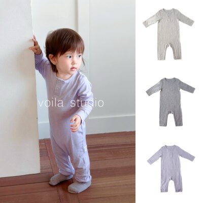 超软~天丝羊毛婴儿连体衣A类无骨