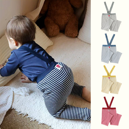 婴儿举重裤纯棉A类ins打底裤宝宝