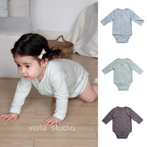 超柔软~竹棉宝宝长袖哈衣A类