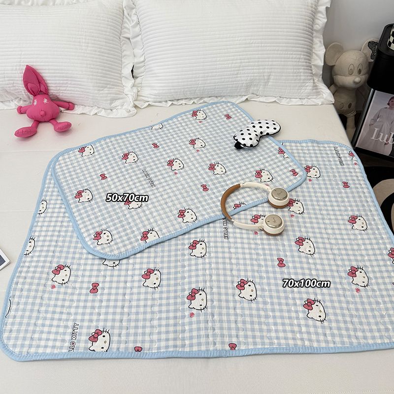 可爱猫咪姨妈垫生理期床垫床上防水可洗月经期例假防漏垫子隔尿垫