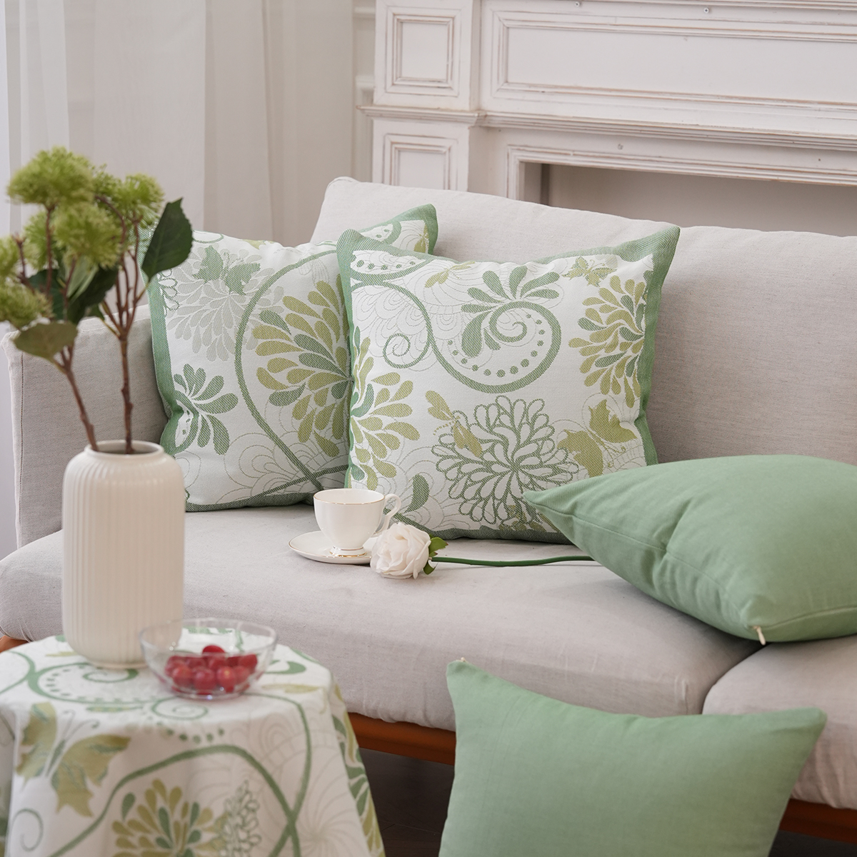 kelund提花抱枕高档全棉