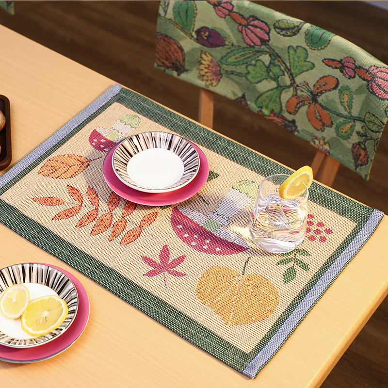 Ekelund餐垫瑞典纯棉提花吸水