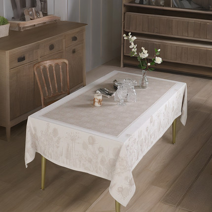 ekelund美式高级感桌布长方形欧式氛围感餐桌布客厅茶几盖布全棉