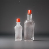 红花油瓶8 瓶小瓶 12ml带盖密封风油精瓶玻璃瓶空瓶活络油药油包装