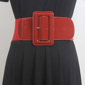 宽腰带女装 饰ins毛衣配裙子真皮皮带百搭配大衣束腰松紧弹力腰封