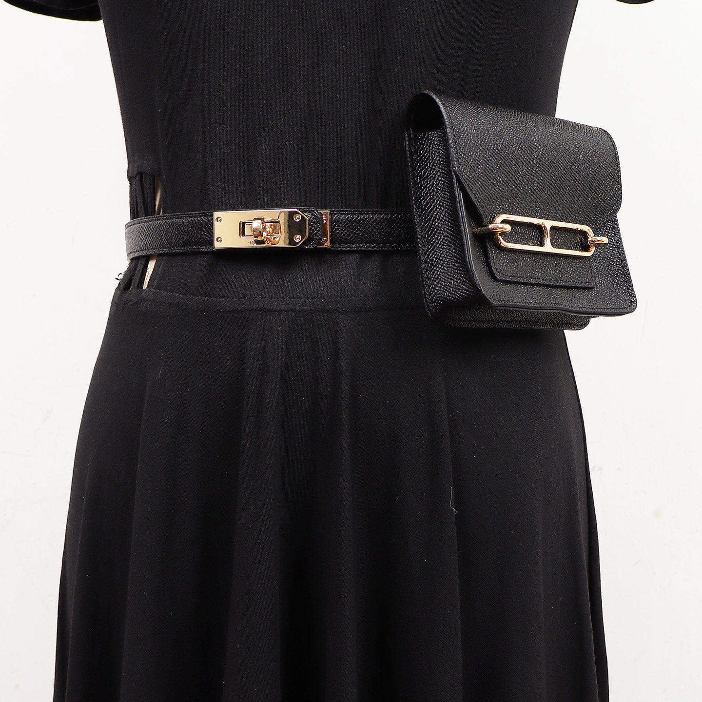 高级感小方包包女2025新款潮空姐包豆腐包单肩斜挎包腰带腰包可拆