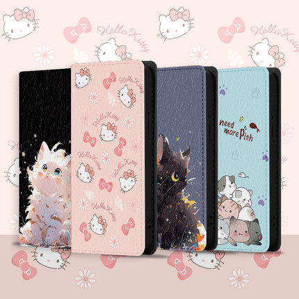 翻盖皮套适用oppo手机壳reno13防摔reno12保护套reno11f软壳10x卡通9/8/7z/6/5k/ace2/pro+/pro/se