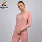 Scarecrow nữ dày nhung dày modal cotton đồ lót nhiệt đặt miếng đệm đầu gối eo quần áo mùa thu quần dài DC28801B - Phù hợp với nóng lên