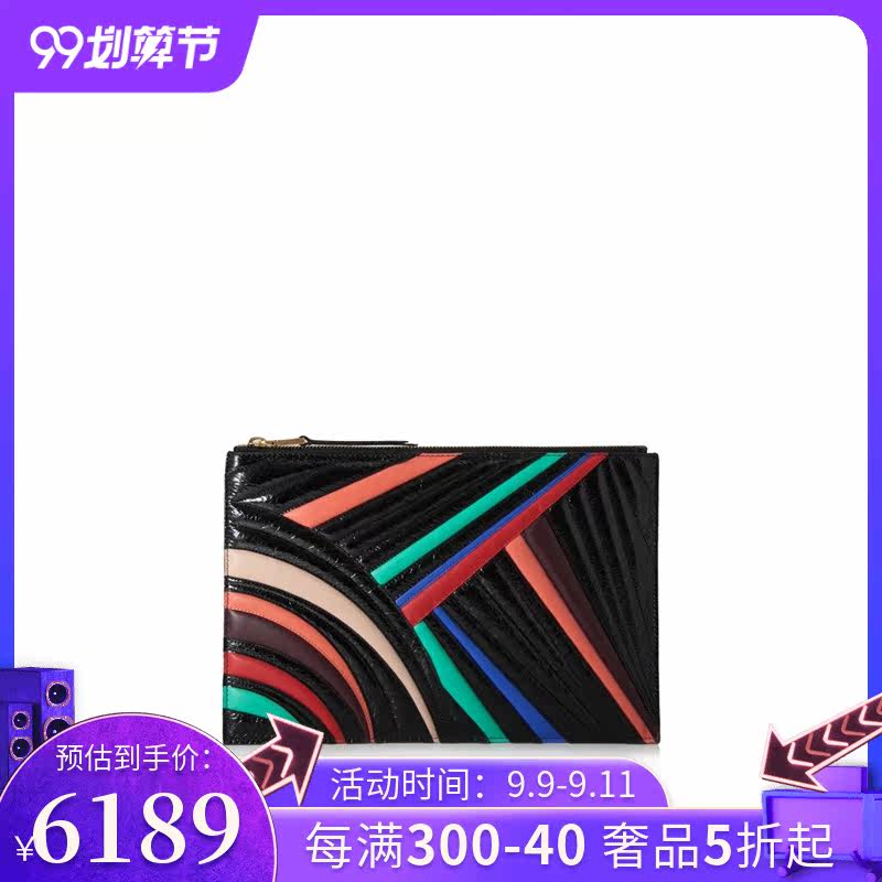 Givenchy纪梵希女包 GV系列女士印花中号拉链手拿包女手包