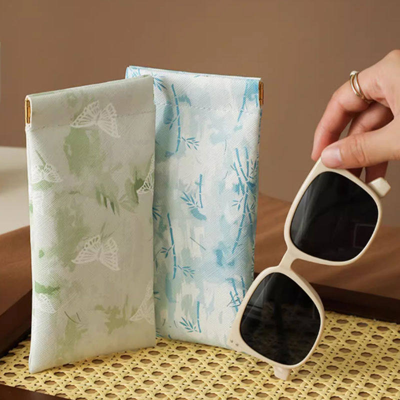 新中式2025新款眼镜盒女生高颜值墨镜盒女款高级轻奢太阳镜收纳袋