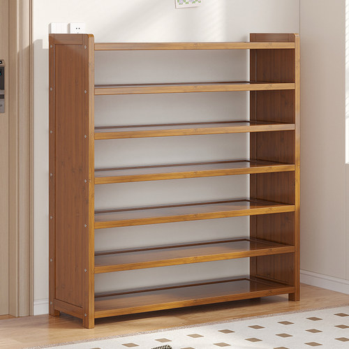 哈尔优简约现代多功能楠竹鞋架