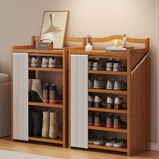 玄关鞋 防尘收纳柜出租屋必备好物 架折叠置物架家用门口多层免安装