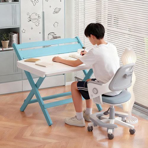 哈尔优免安装可折叠儿童学习桌