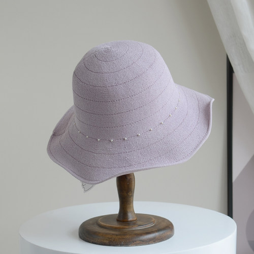 日本进口和纸防晒渔夫帽女可折叠