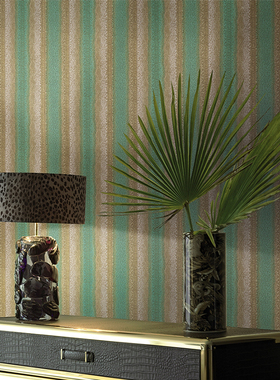 意大利原装进口Roberto Cavalli7墙纸欲望都市条纹RC18090 18091