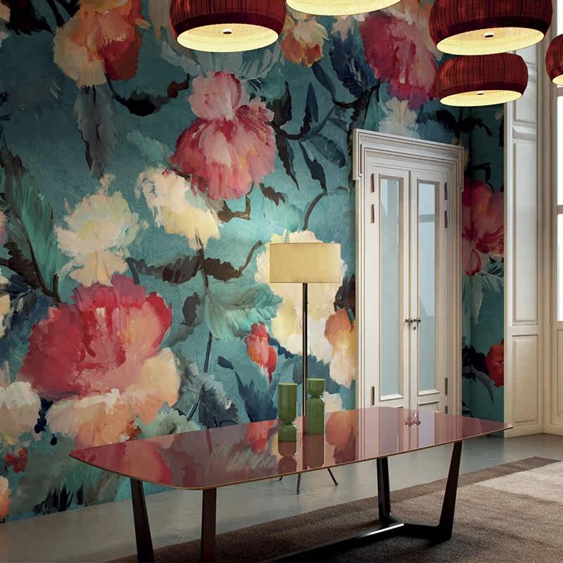 意大利GLAMORA定制壁画 MOMENTUM 原装进口大花朵墙壁纸,家装主材,定制壁画,淘宝优惠券,粉丝福利购,淘宝优惠卷