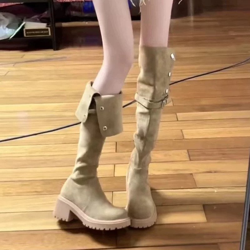 819人正在抢购复古两穿翻折长靴