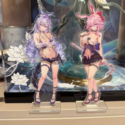 崩坏星穹铁道绯樱银狼磁吸换装周边双人立牌亚克力自制