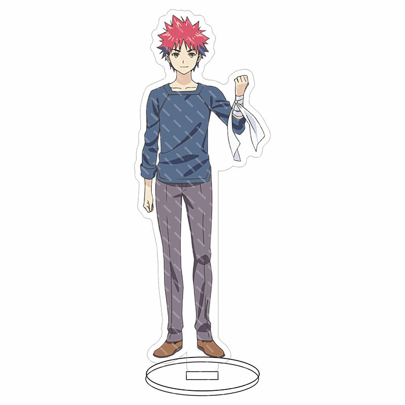 食戟之灵动漫大立牌 幸平创真 田所惠 一色慧 亚克力摆件样品展示