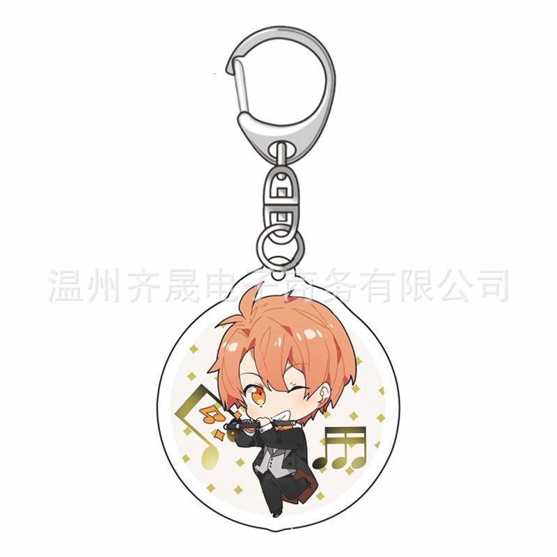 IDOLISH7偶像星愿动漫透明亚克力钥匙圈钥匙扣立牌立绘样品展示