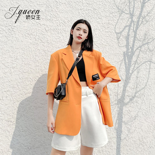 西装外套廓形oversize炸街宽肩