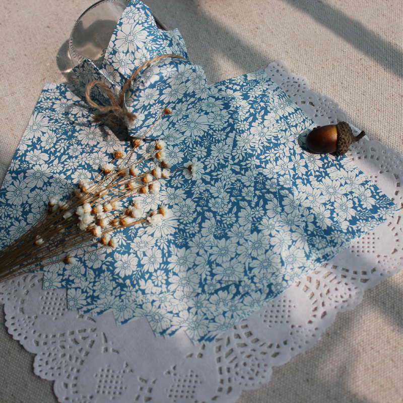 牛皮纸烘焙包装酸奶布丁牛肉酱蜂蜜瓶手工皂可丽饼包装纸封口纸折