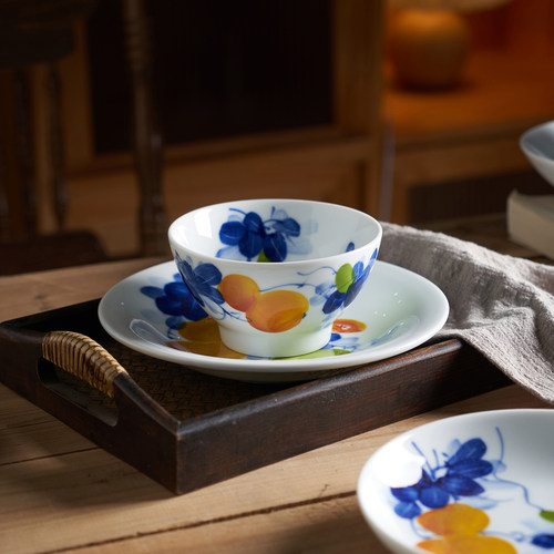 釉下彩陶瓷餐具饭碗汤面碗家用