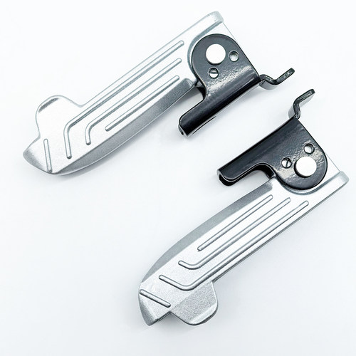 新国标深远电动车G05二代后脚踏加装后座踩踏搁脚折叠铝合金脚蹬