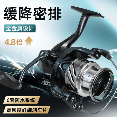 子龙穿云29道缓降密集排线碳纤维鱼轮微物泛用远投轮路亚轮纺车轮