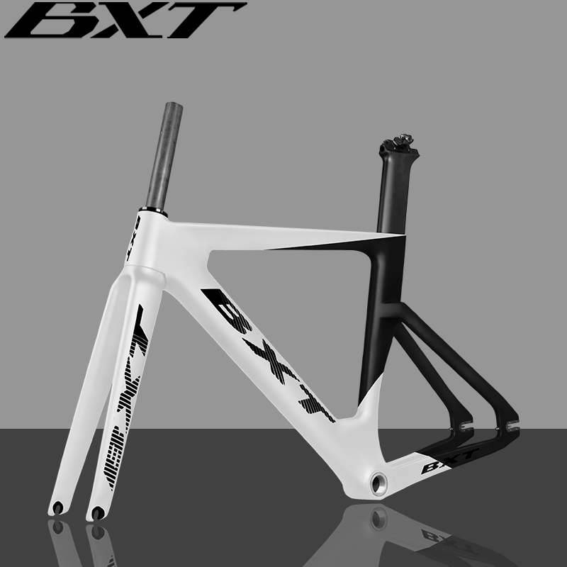 BXT碳纤维死飞车架组700C室内场地竞速自行车车架TRC-045