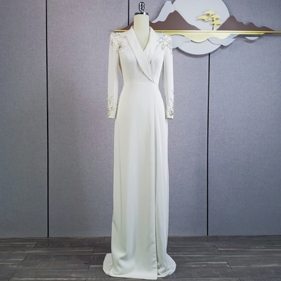 女西装礼服年会主持人宴会裙走秀