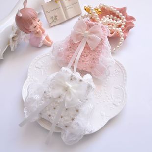 日系小清新飛邊刺繡牛奶絲荷葉公主學(xué)生中腰三角少女可愛女士內(nèi)褲