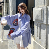 【新款已出货】气质百搭个性贴布绣衬衫外套C161-8938-P145-K218，女装衬衫，2C161