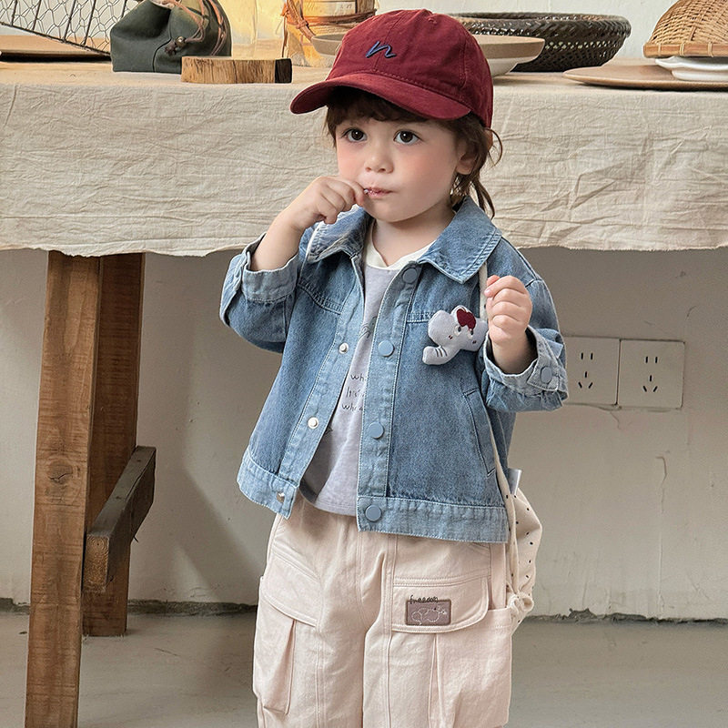 二折撤柜男童春款牛仔外套2026新款婴幼儿韩版长袖男宝宝百搭衬衣
