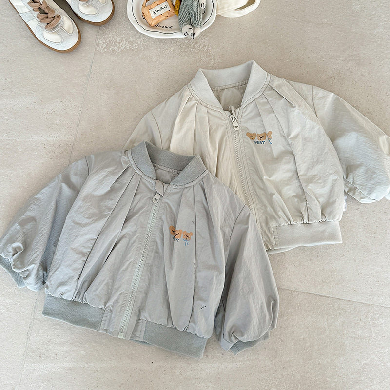 二折撤柜男童外套2026春季新款男宝印花夹克衫婴幼儿百搭外穿长袖