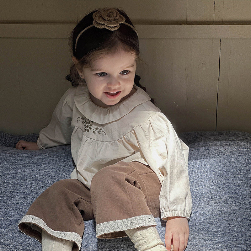 撤柜专区二衬衫秋装2025款宝宝长袖花边领上衣女童娃娃衫秋季衬衣,童装/婴儿装/亲子装,儿童运动套装,淘宝优惠券,粉丝福利购,淘宝优惠卷