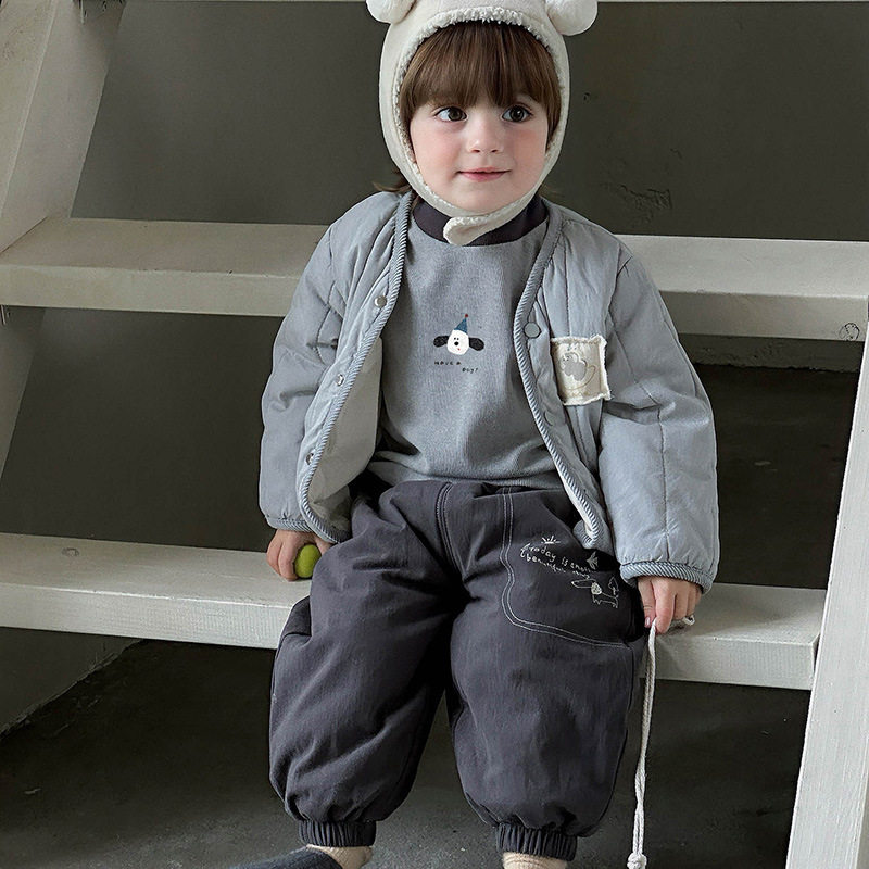 三折撤柜男童棉衣外套韩版冬装婴儿加厚夹棉保暖上衣宝宝棉服冬季