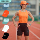 哪吒滚滚儿马拉松越野跑步男女网眼速干可折叠透气导汗全顶运动帽