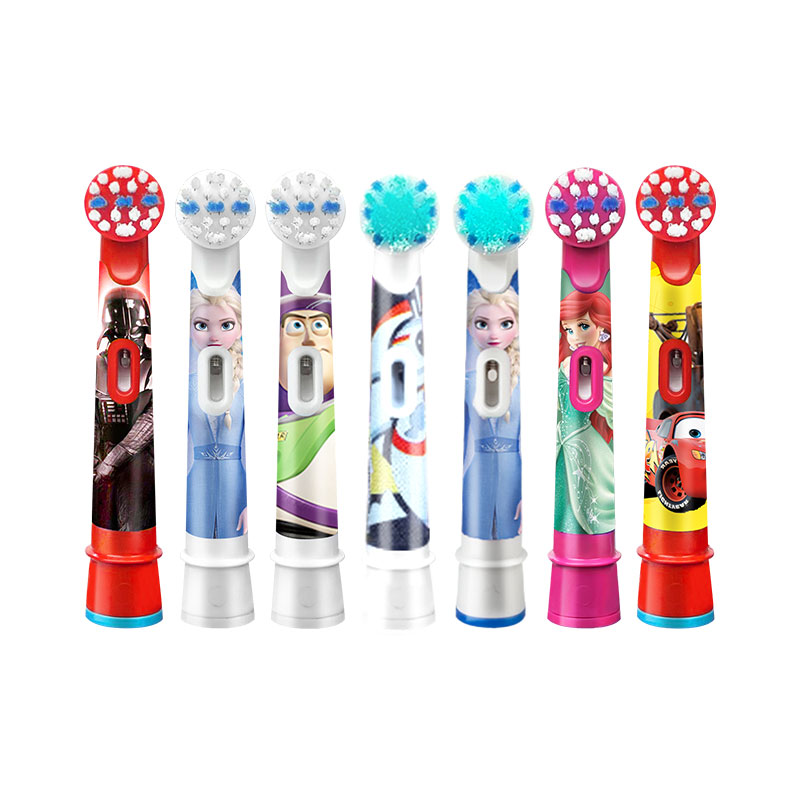 德国原产OralB/欧乐B儿童电动牙刷头小圆头软毛适合替牙期儿童