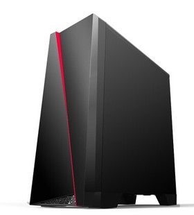 水冷 大水牛 ATX主板侧透 潘神Plus炫光RGB机箱 有白色 BUBALUS