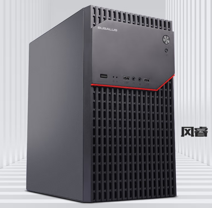 大水牛(bubalus)风睿u2 商务办公台式电脑家用主机机箱