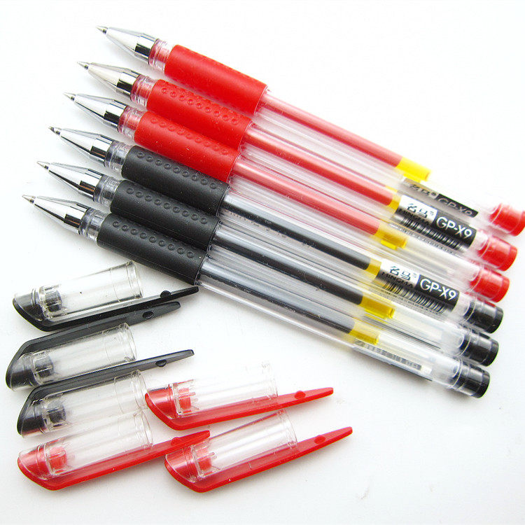 商务办公文具中性笔 红蓝黑色0.5签字水笔 办公室文化用品批发,文具电教/文化用品/商务用品,中性笔,淘宝优惠券,粉丝福利购,淘宝优惠卷