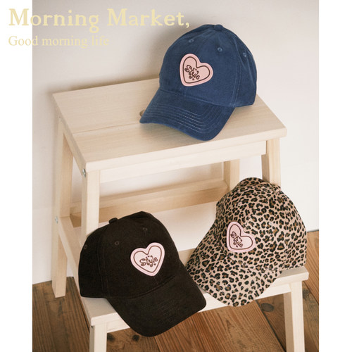 MorningMarket豹纹灯芯绒鸭舌帽