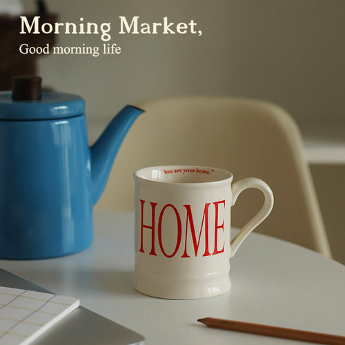 MorningMarket陶瓷马克杯复古红