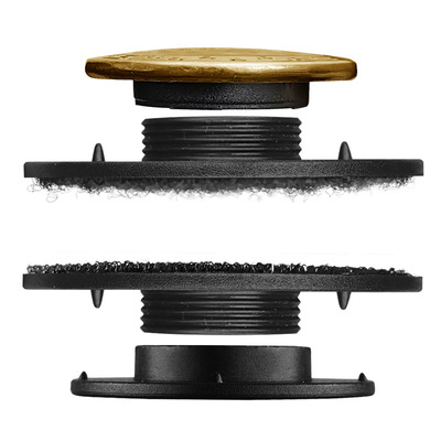 魔术贴固定扣双层汽车脚垫防滑卡扣勾毛金属塑料子母摁扣按压粘贴