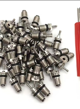 汽车空调快排阀开关R134aR12环保高低压加气加氟嘴配气门盖气门芯